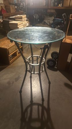 Glass table $35