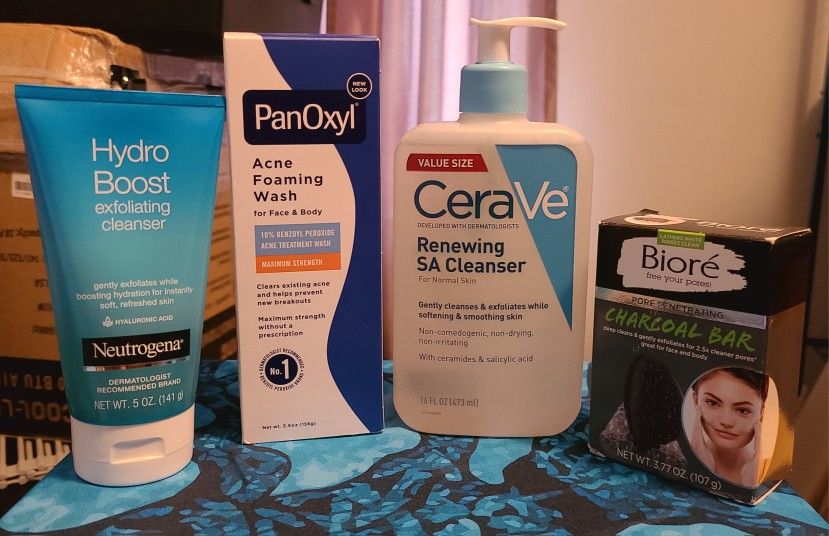 Multiple Skincare Products
