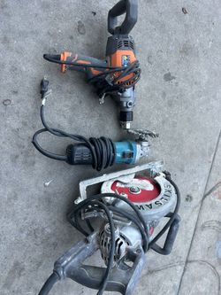 Drill , Skillsaw Y Grainer