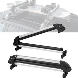 VEVOR Ski and Snowboard Roof Rack 31.7-Inch Universal Ski Rack for Car