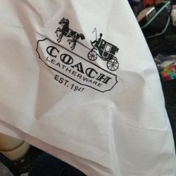 Black Coach Purse With Dust Bag