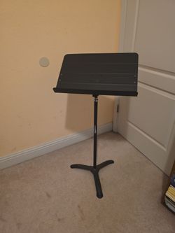 Amazon basics adjustable folding sheet  music stand