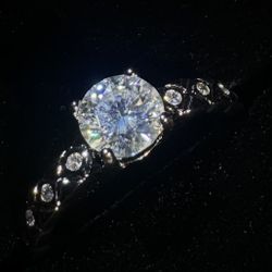 Moissanite Engagement Ring