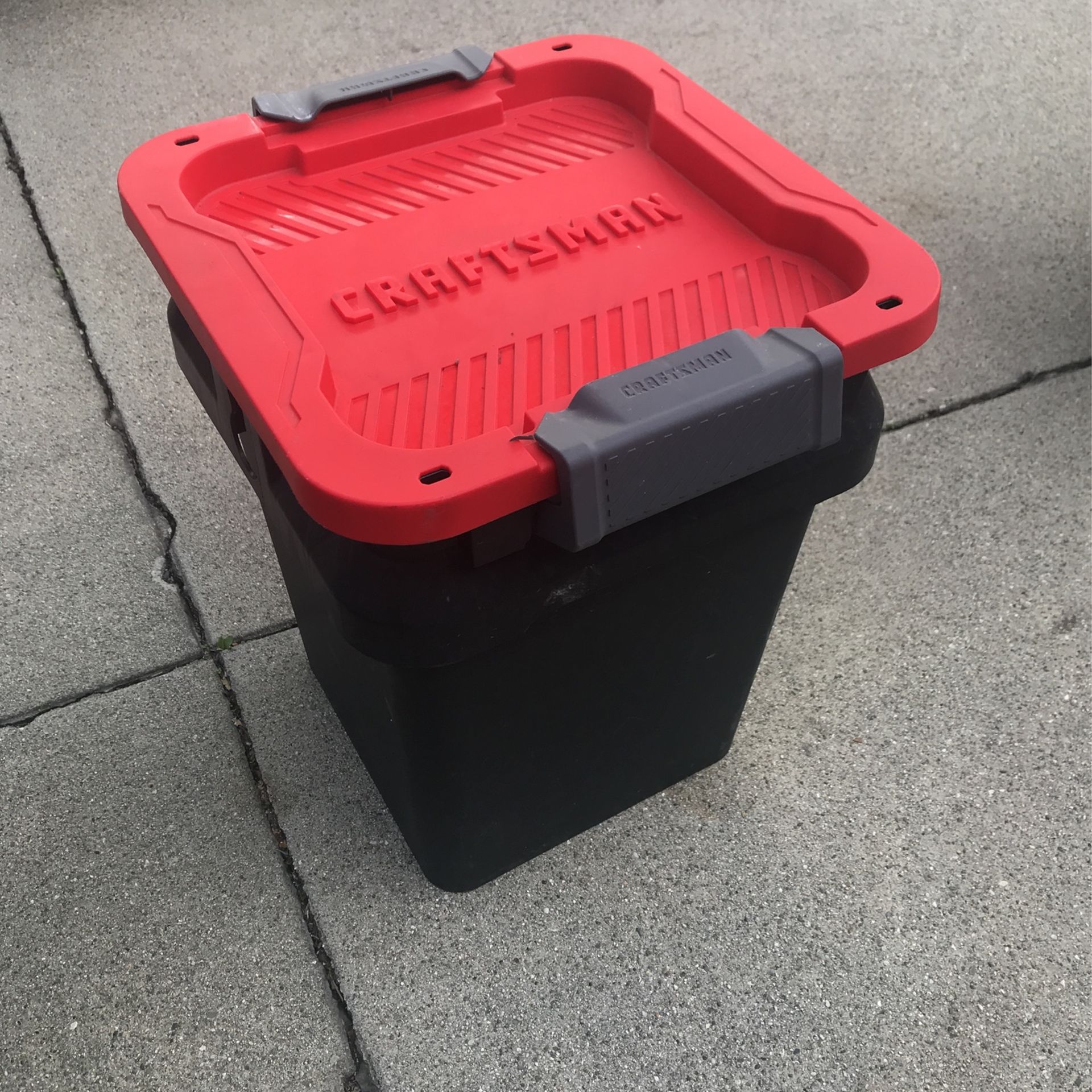 CRAFTSMAN 5-Gallon (20-Quart) Black Tote