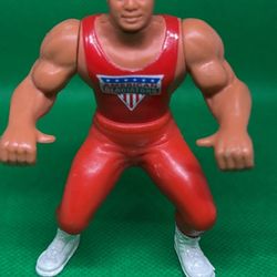 *VINTAGE* 1991 MATTEL AMERICAN GLADIATORS RED CHALLENGER FIGURE Loose Joust tv