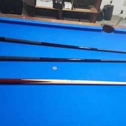Olhausen single shaft pool cue.