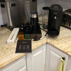 Nespresso Vertuo Plus Kit With 40 Coffee Pods And Milk Frother
