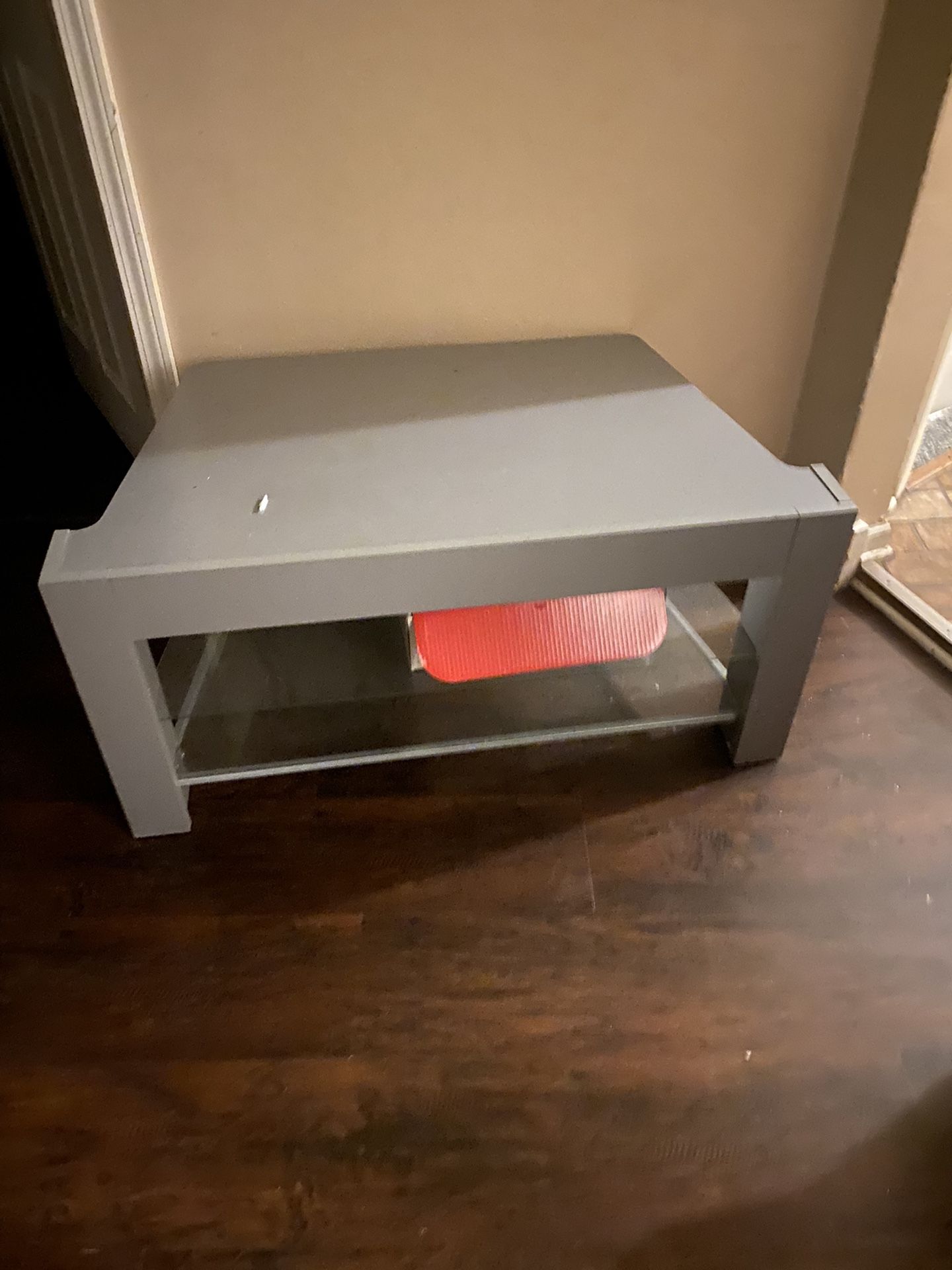 Tv Stand With Glass Shelves
