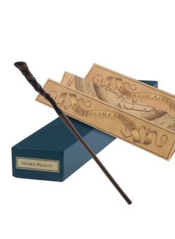Harry Potter Wand George Weasley Wand Exclusive Universal Studios HP Magic Wand Toy Stocking Stuffer