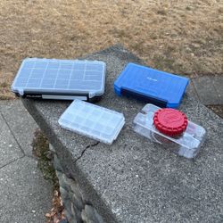 Assorted Tackle Boxes