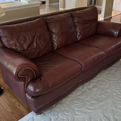 Leather Couch — Made In Italy