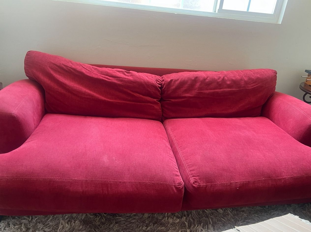 Red Couch Only $15!!!