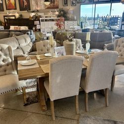 Beautiful Dining Table With 6 Chairs 