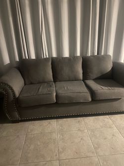 Light grey sofa’s For sale