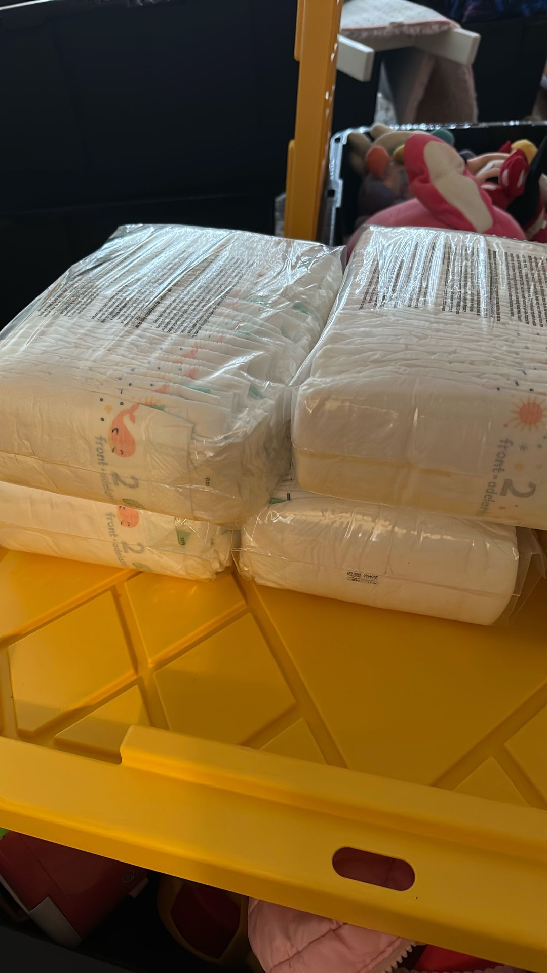 5 Packs Of Size 2 Diapers