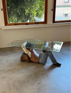 Vintage Cowboy Coffee Table
