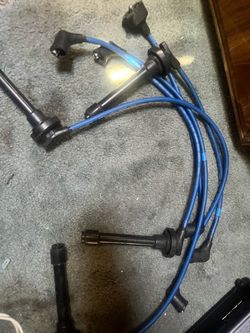 5th Gen Honda prelude NgK Spark Plug Wires and fuel injectors