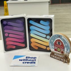 Apple iPad Mini 6- Pay $1 DOWN AVAILABLE - NO CREDIT NEEDED 