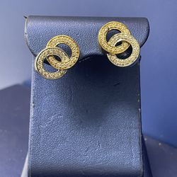 Gold~Diamond Earring 