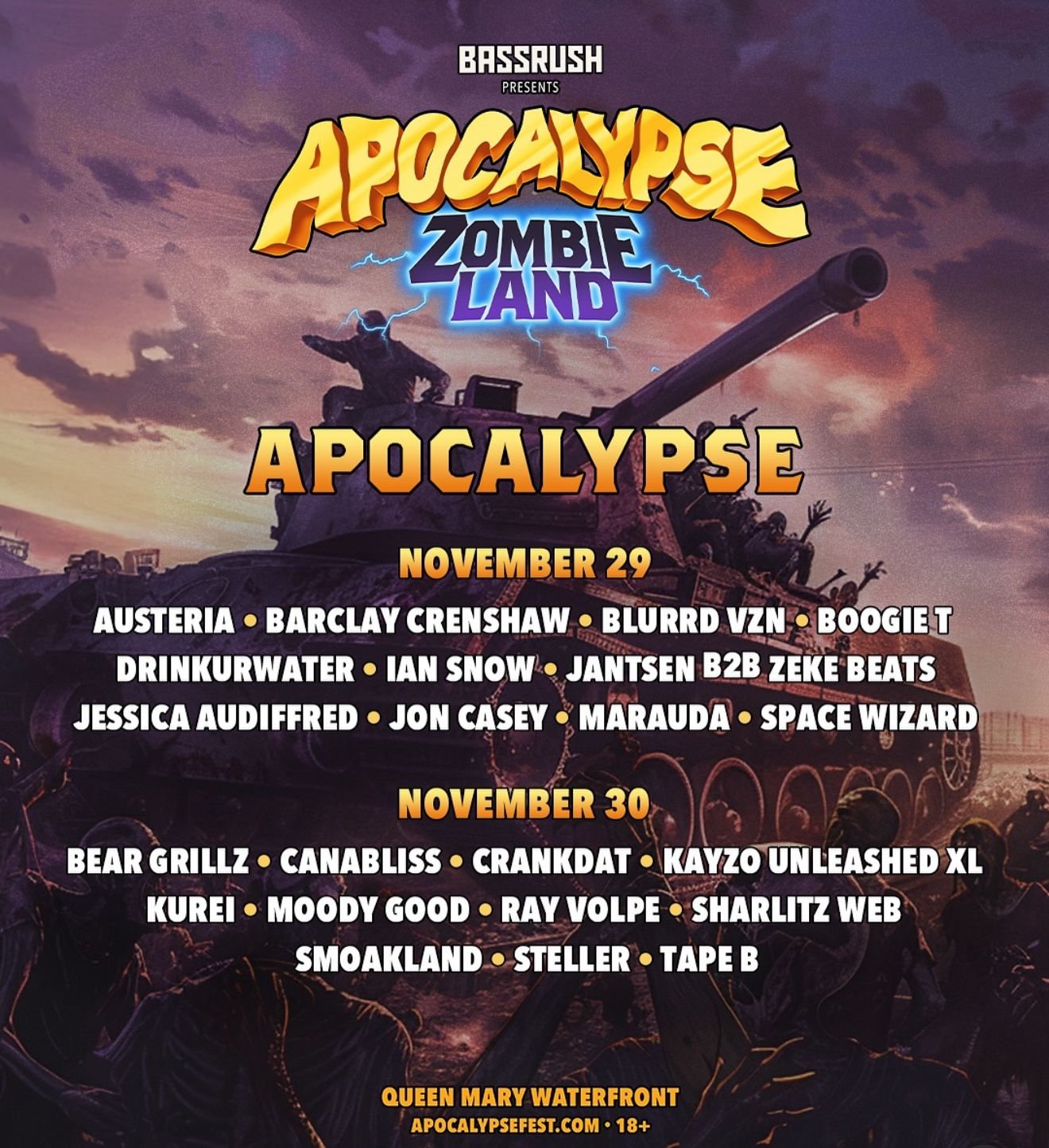 Apocalypse: Zombieland Tickets