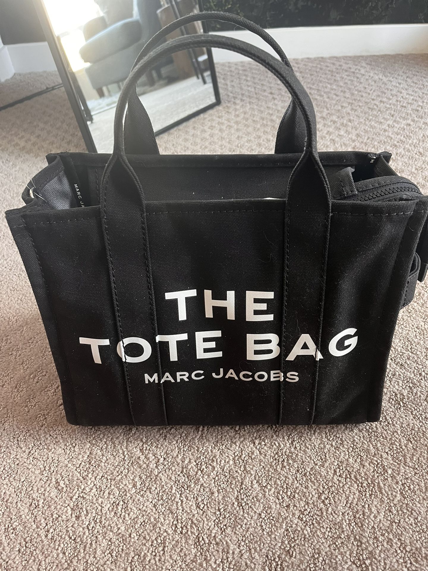 BRAND NEW, UNUSED Marc Jacobs Tote Bag, canvas black