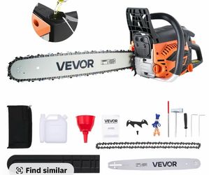 VEVOR Gas Chainsaw with Accessories