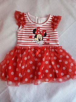 Baby Disney 0-3 Minnie mouse baby onesie dress