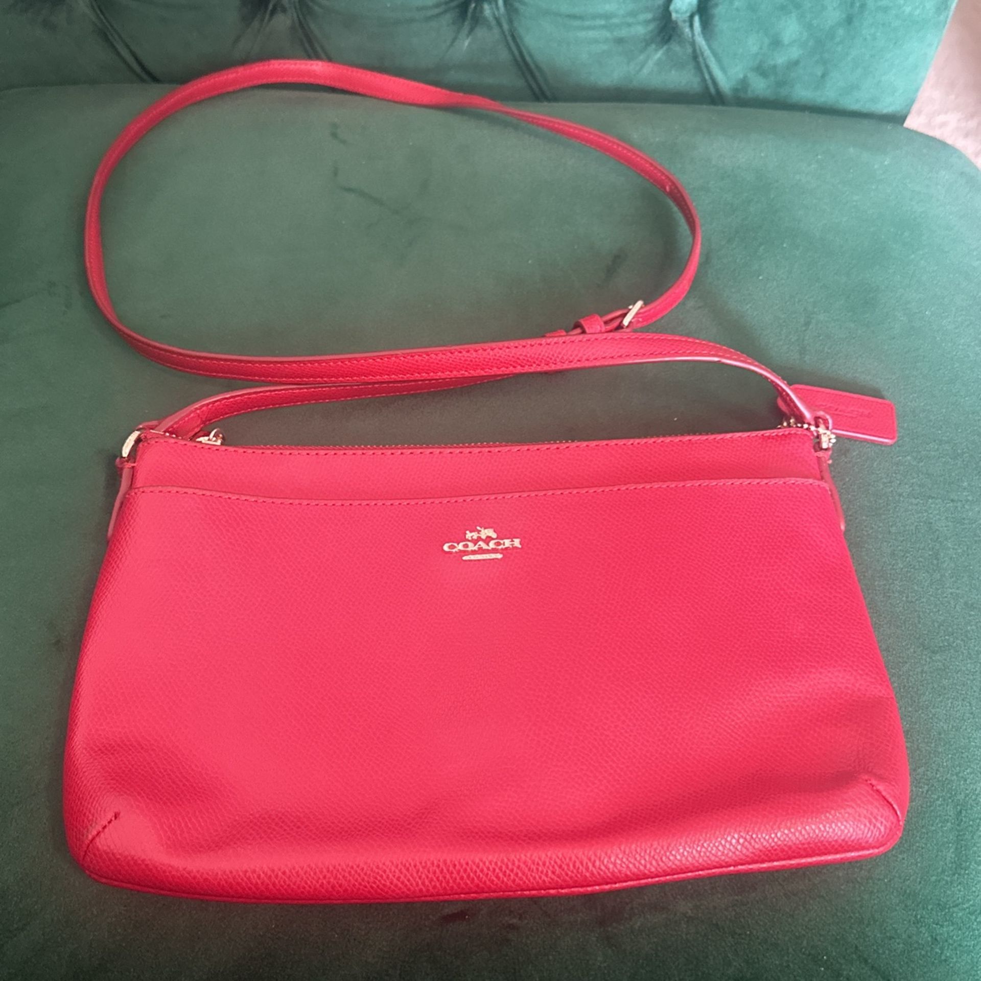 Coach Crossbody red 