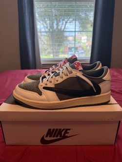 Travis Scott x Air Jordan 1 Retro Low OG SP 'Reverse Olive/medium Olive