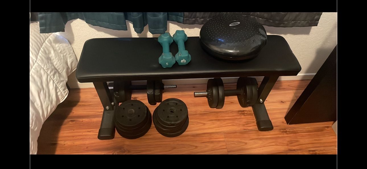 Weights And Bench