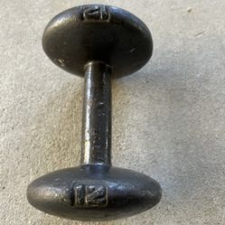 Vintage 12 Lb Cast Iron Weight