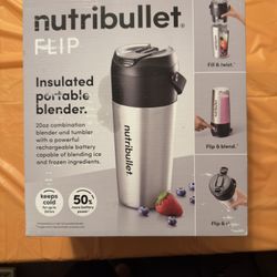 Nutribullet Flip – Insulated Portable Blender (Brand New)