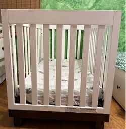 Crib: height 35” width 30” length 53”