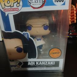 Brand New Demon Slayer Aoi Kanzaki Chase #1535 Funko Pop In Protector Case 
