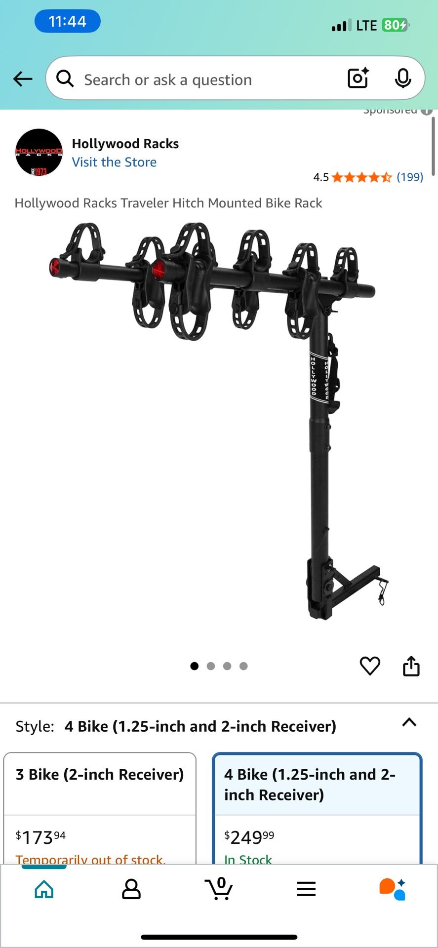 Hollywood Racks 4 Bike Rack