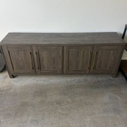 TV Console With Shelving 