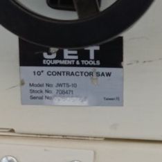 JET CONTRACTORS 10in SAW (RUNS Perfect)