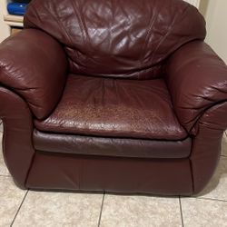 Leather Sofa Chair