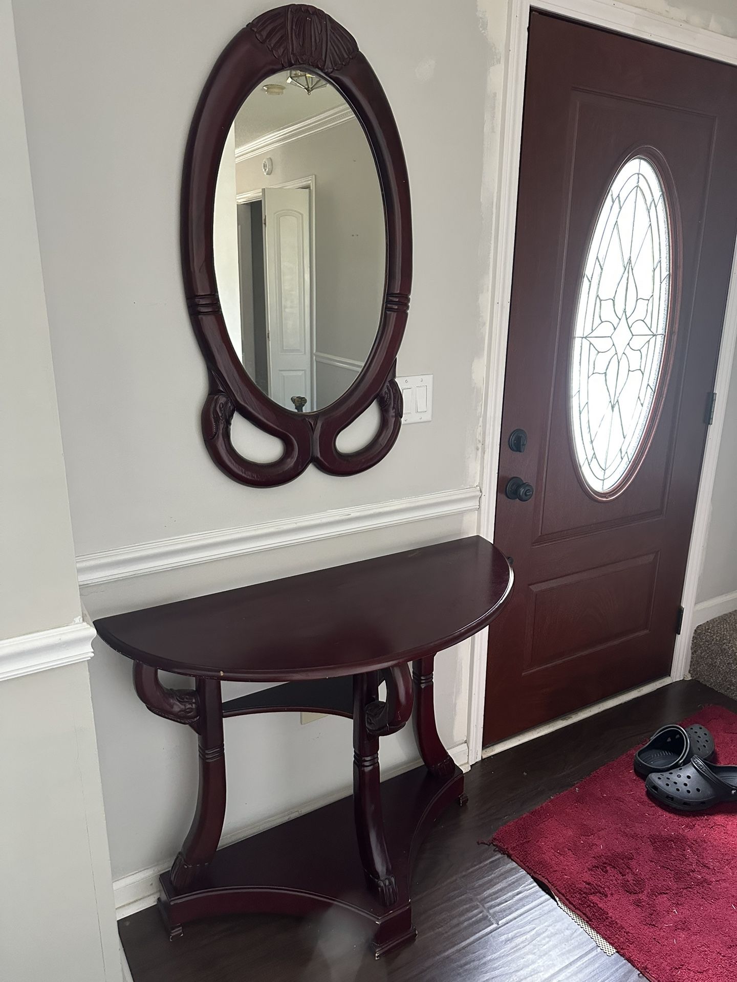 Mirror And Table