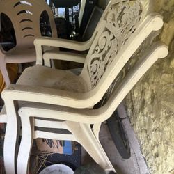 3 Outside Chairs 