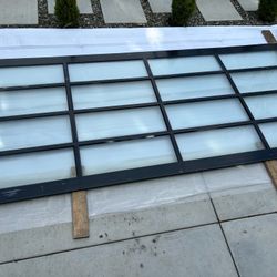 16x7 Aluminum modern garage door