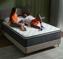 NEW Z-HOM Twin Hybrid Mattress in Box - Memory Foam & Pocket Coils