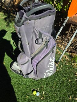 Titleist Stand Golf Bag Gray Purple
