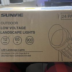 Outdoor Low Voltage Landscape Lights 24 Pack