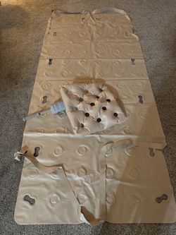 Waffle Mattress pad & Seat Cushion With Pump