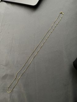 14K GOLD filled box chain