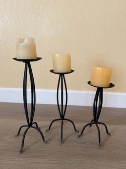 Set of 3 Candle Holders