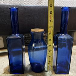 Cobalt Blue Glass Bottles