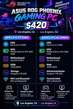 ASUS Rog Phoenix Gaming Pc