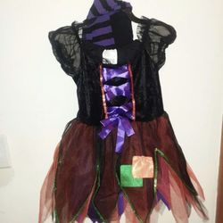 Twilight witch Halloween costume dress and tights